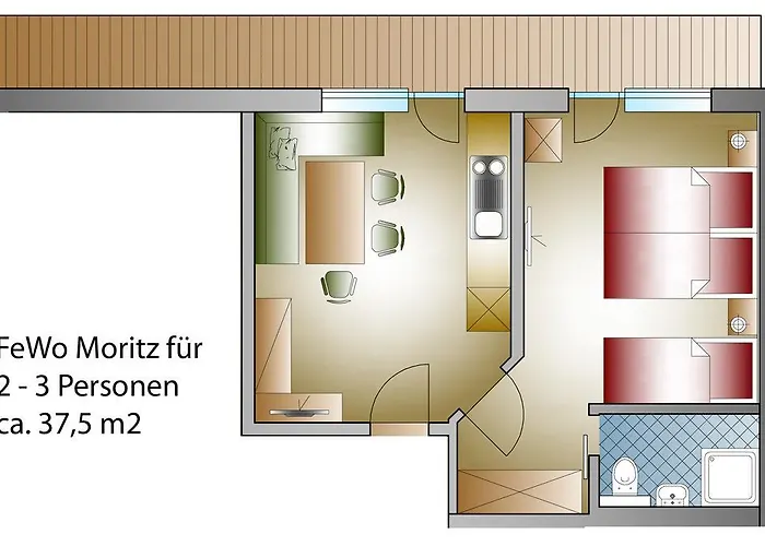 Appartement Gaestehaus Vier Jahreszeiten *