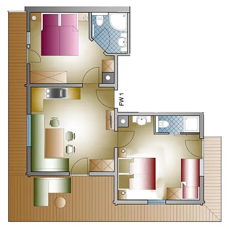 Gaestehaus Vier Jahreszeiten Appartement Mayrhofen